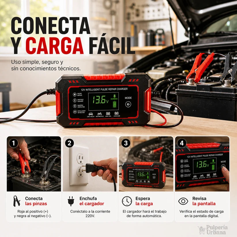 CARGADOR DE BATERIA VOLTX